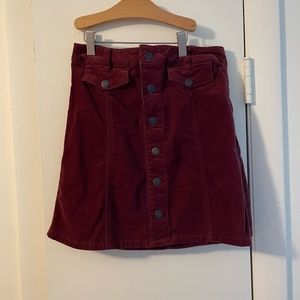 Corduroy Skirt